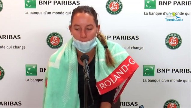 Roland-Garros 2020 - Océane Dodin : Il aurait pu faire moins 40, je serais quand même venue jouer ! J'étais très heureuse d'être ici