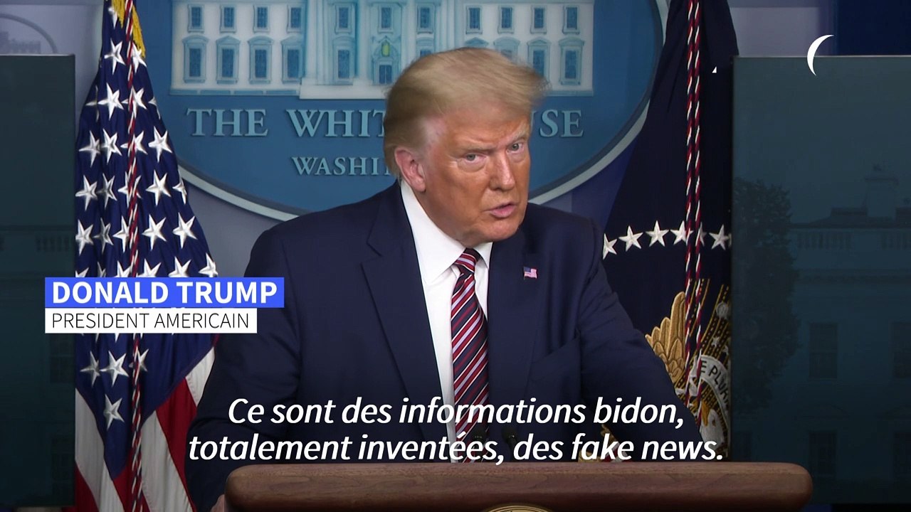 Révélations sur ses impôts: Trump dénonce des "informations bidon"
