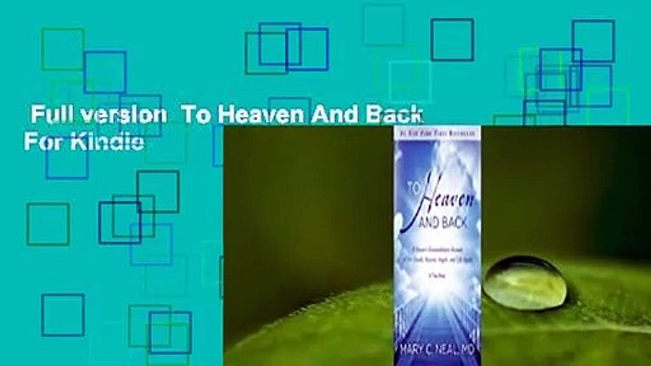 Full version  To Heaven And Back  For Kindle