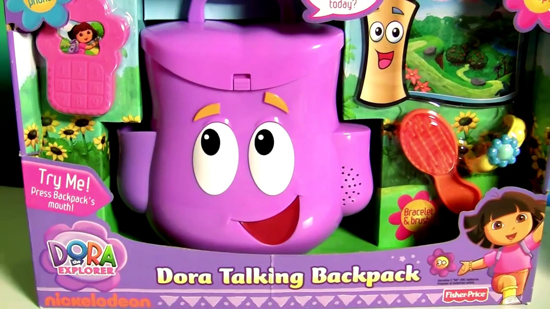 Mochila Dora Aventureira com Surpresa ToysBR Brasil Dora the Explorer  Talking Backpack Surprise Eggs - video Dailymotion