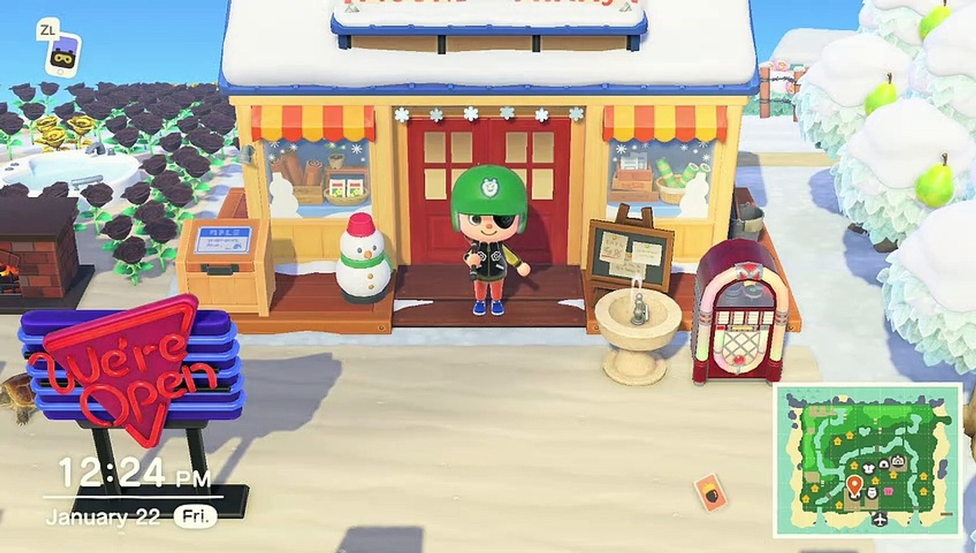 ⁣Animal Crossing Obtaining The Gold Helmet DIY
