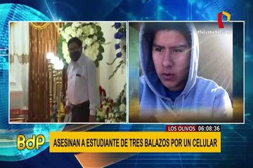 Padre de joven asesinado por delincuente: “por un celular han matado a mi hijo”