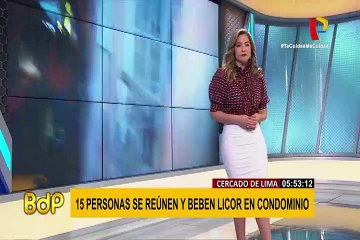 Intervienen a venezolanos que realizaban fiesta en sexto piso de un edificio