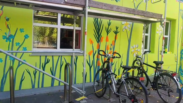 La fresque participative du CSC Camille Claus