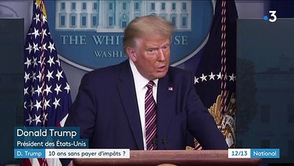 Donald Trump : le président américain a-t-il passé 10 ans sans payer d'impôts ?