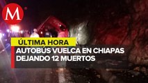 Accidente de autobús en Chiapas deja al menos 12 muertos y 10 heridos