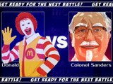 Ronald McDonald vs. Colonel Sanders