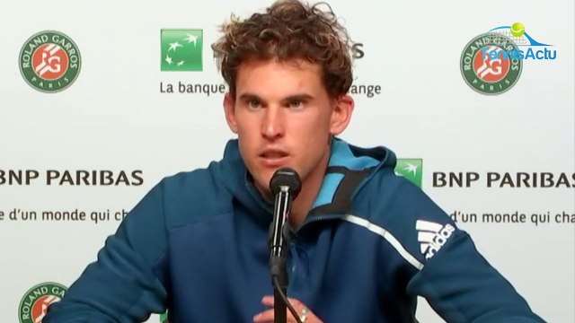 Roland-Garros 2020 - Dominic Thiem : Federer, Nadal, Djokovic sont des super stars... on n'y est pas encore nous !