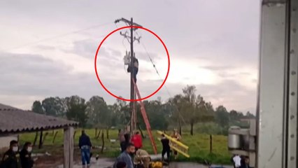 Fuerte vendaval en Popayán dejó dos personas electrocutadas