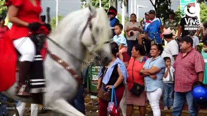 Derroche cultural en el desfile hípico de la «Cuna del Folclore», Masaya
