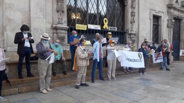 Concentración en Palma en apoyo a Quim Torra