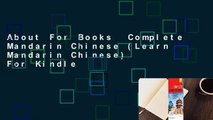 About For Books  Complete Mandarin Chinese (Learn Mandarin Chinese)  For Kindle
