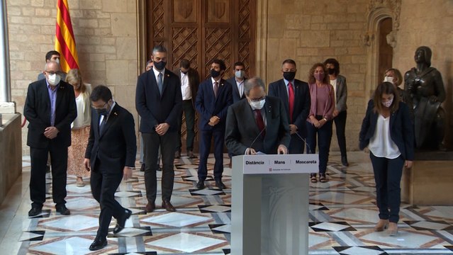 Torra pide que las próximas elecciones sean un plebiscito que confirme el 1-O