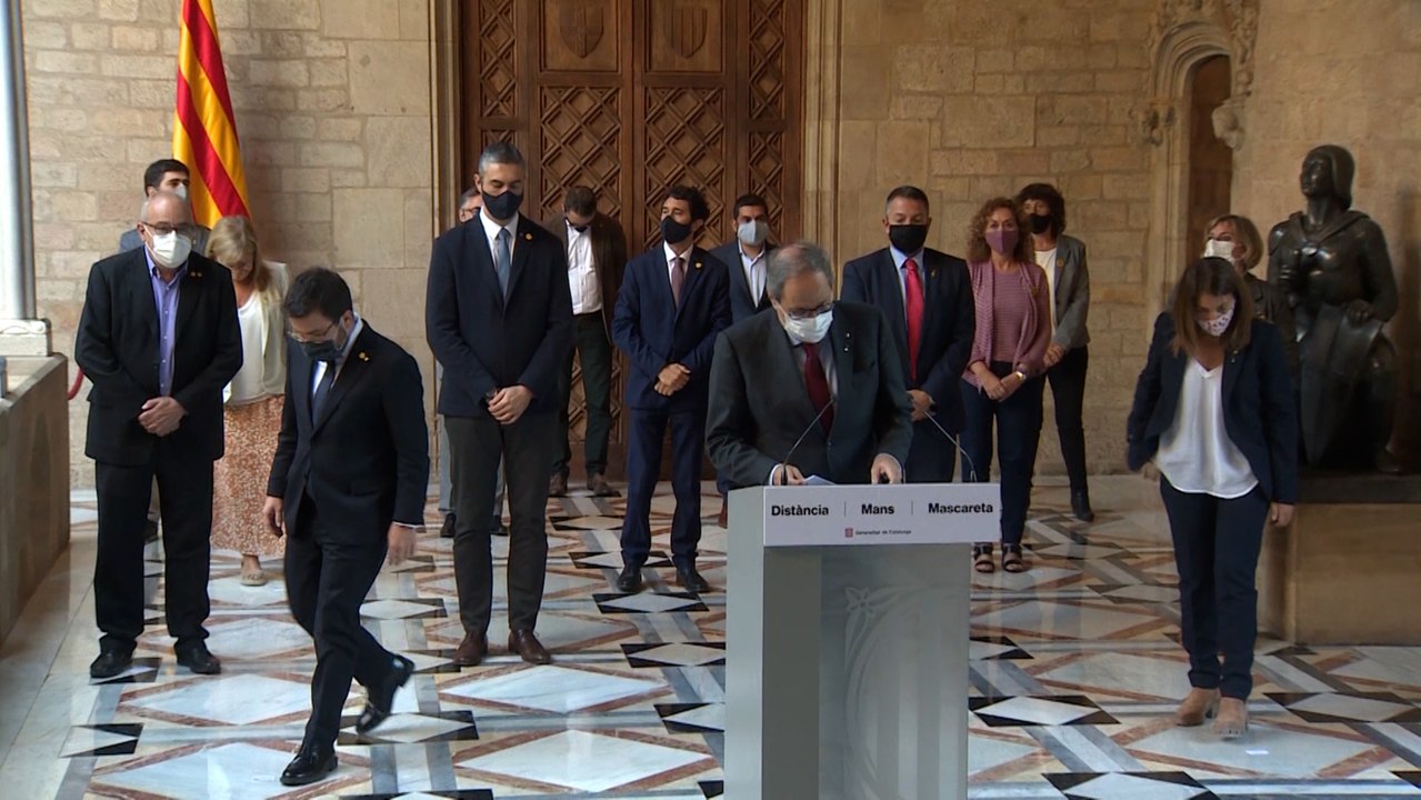 Torra pide que las próximas elecciones sean un plebiscito que "confirme" el 1-O