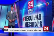 Policía detiene a más de 25 jóvenes que realizaban fiesta COVID-19 en Máncora