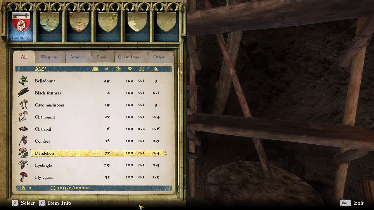 Kingdom Come Deliverance alchemy - Aqua Vitalis (no recipe)