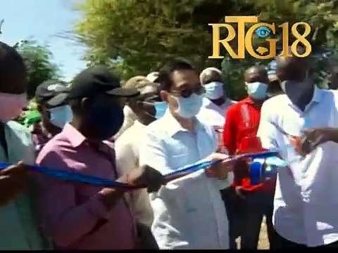 Prezidan Jovenel Moïse enstale plizyè sistèm ponp solè nan komin Anse-Rouge