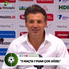 Tamer Tuna: "3 maçta 7 puan çok güzel"
