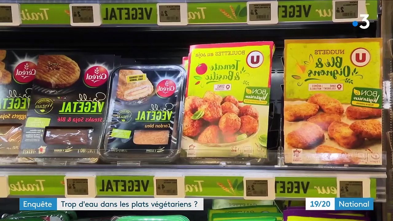 Alimentation : trop d'eau et pas assez de protéines dans les plats végétariens