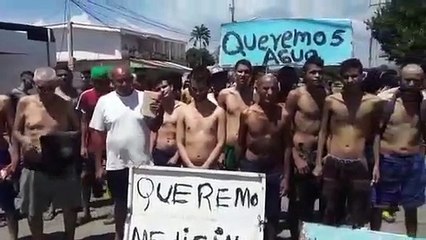 Presos del retén de Cabimas salieron a las calles para exigir mejores condiciones