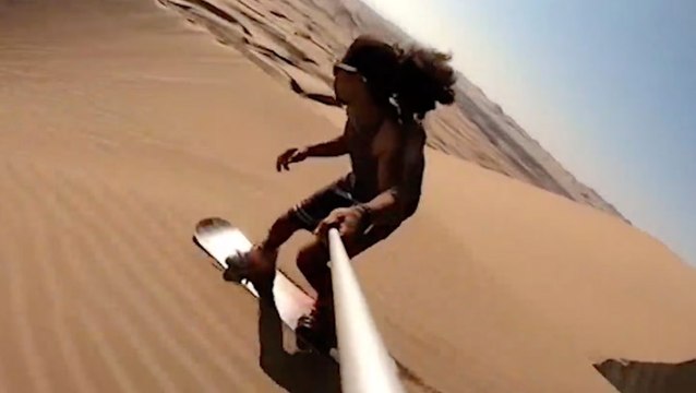 World Champion Sandboarder Tears Through The Dunes
