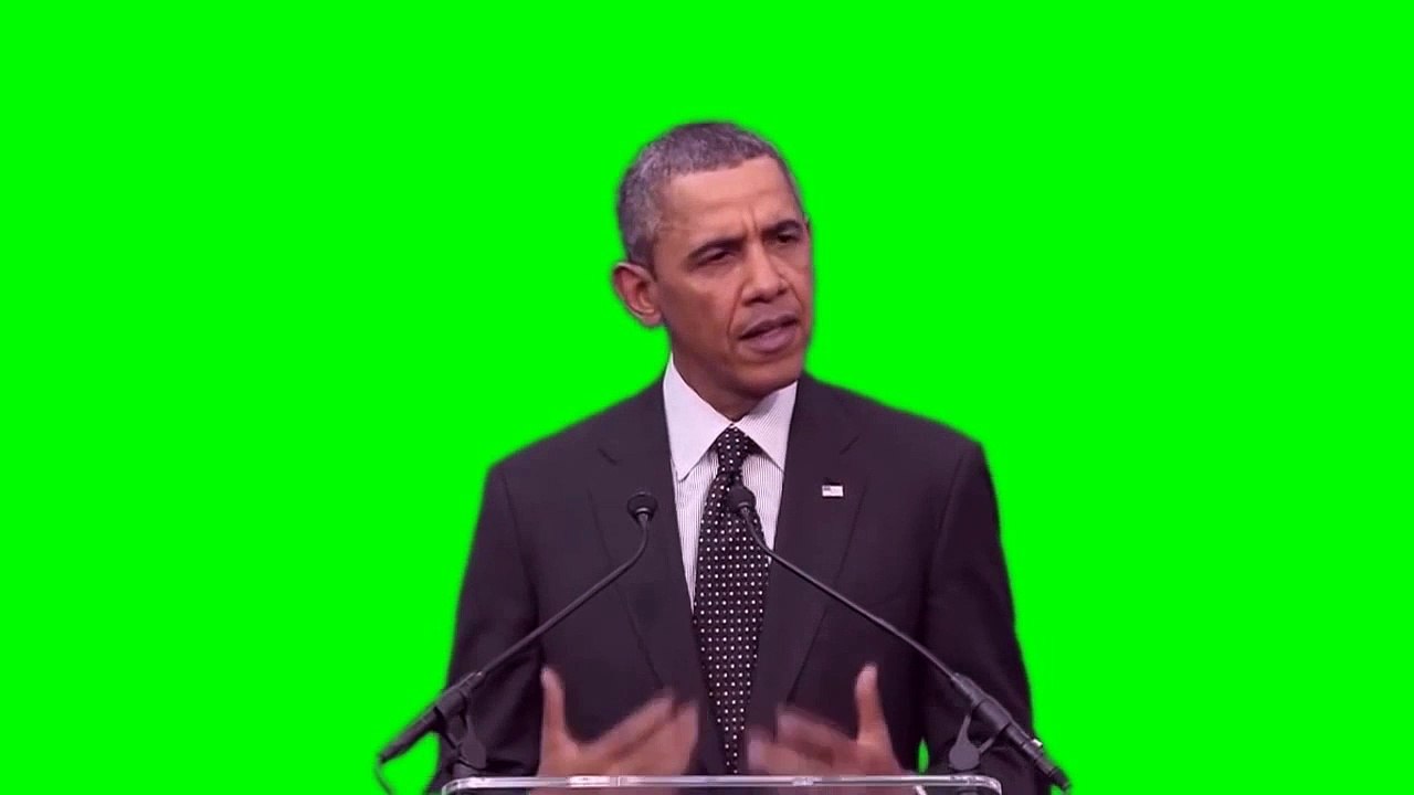 OBAMA GREEN SCREEN