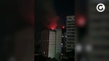 Fogo no centro de Vitória