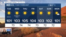 Another week of triple digits in the Valley