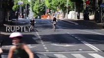 Israel Empty roads on Yom Kippur bring out children for bike festival