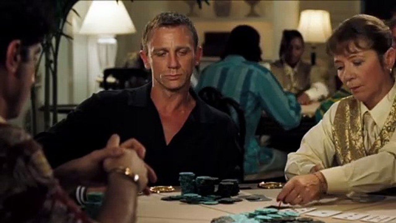 James Bond CASINO ROYALE Movie Clip - Bond wins the Aston Martin DB5