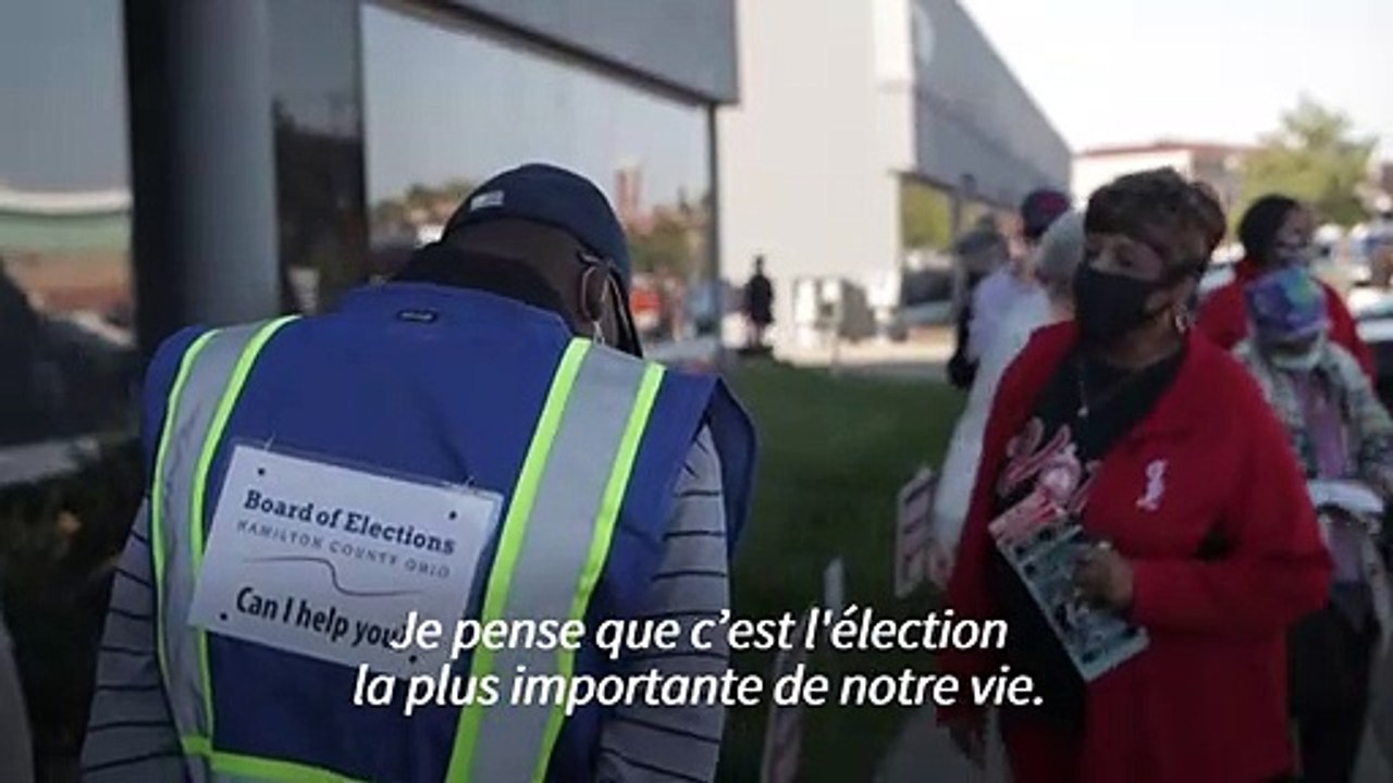 "La démocratie est en jeu": début du vote anticipé dans l'Etat-clé de l'Ohio