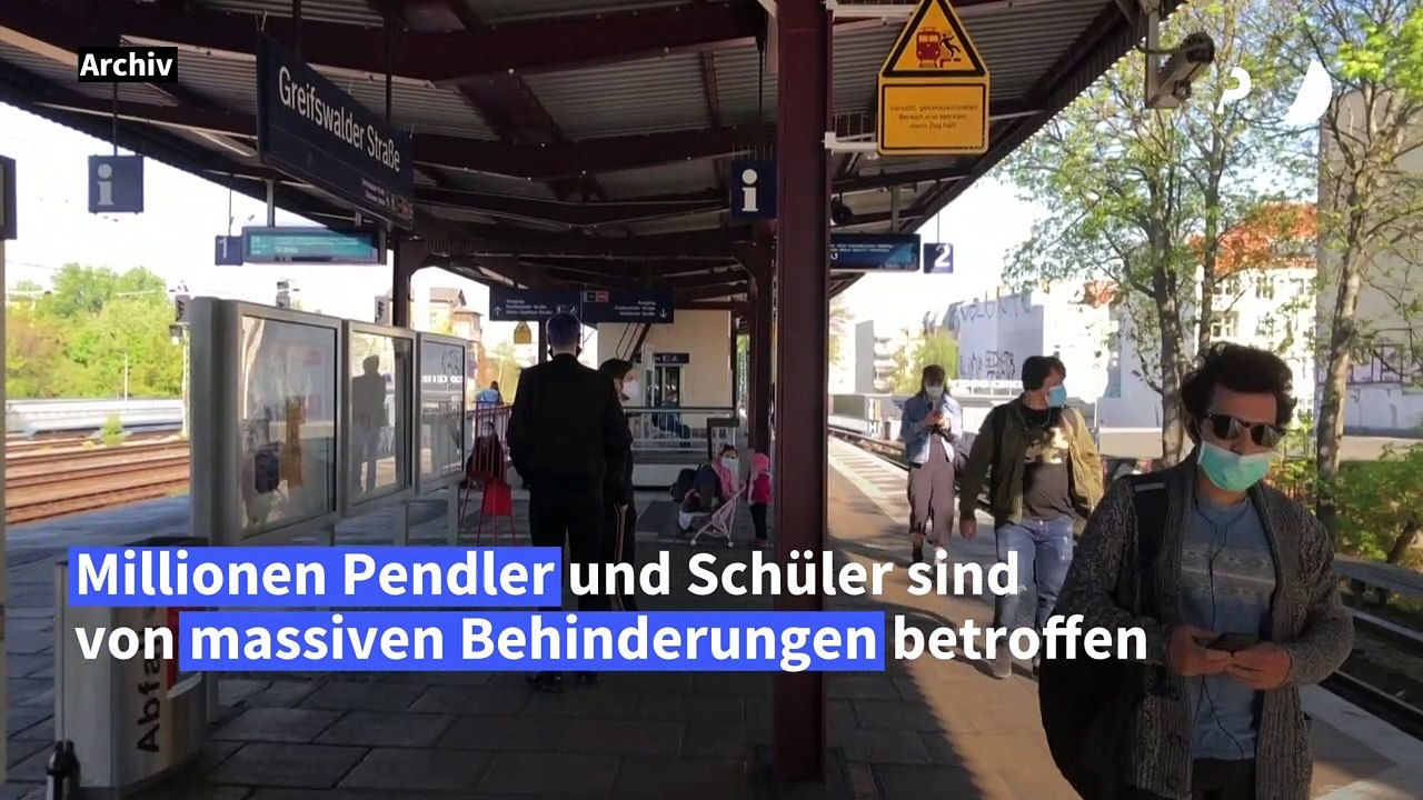 Bundesweite streiks der beschäftigten im öffentlichen nahverkehr