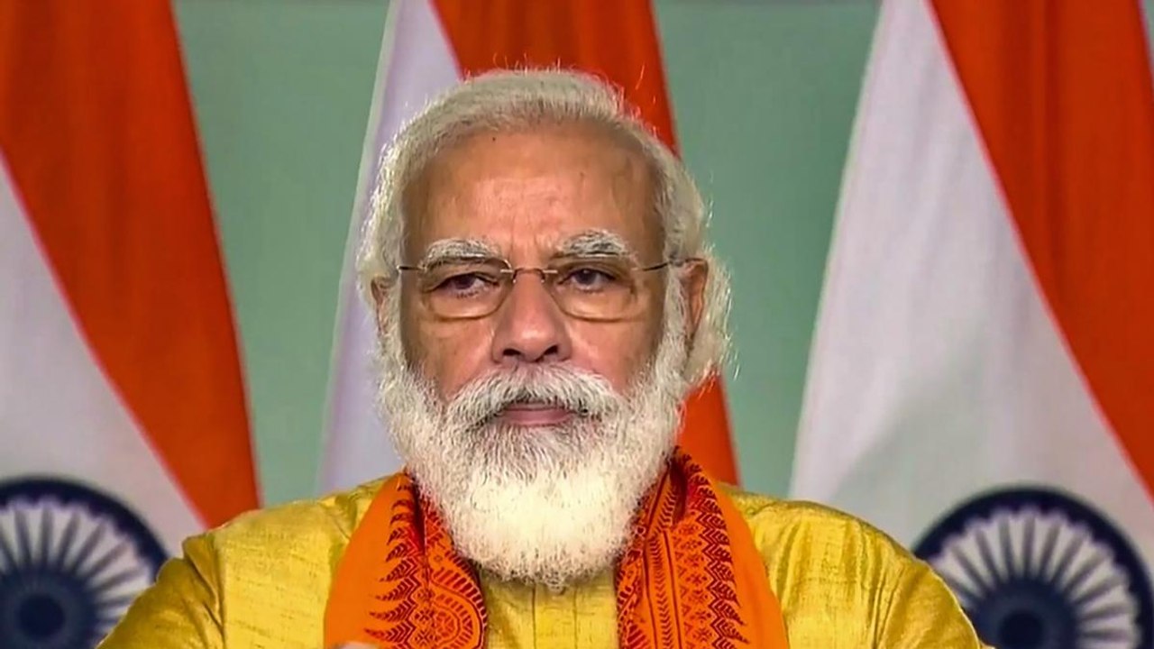 PM Modi slams Cong tractor burning protest at Rajpath