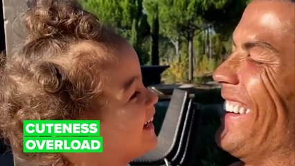 Cristiano Ronaldo playing with his toddler is the cutest thing you’ll see today