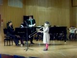 concert de trombone de julia au conservatoire de Limoges