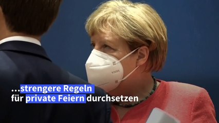 Merkel will offenbar strengere Corona-Regeln für private Feiern