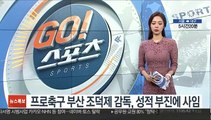 [프로축구] 부산 조덕제 감독, 성적 부진에 사임