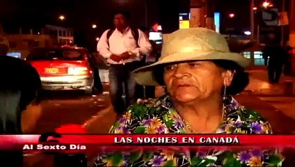Las noches en Canadá: desolación y esperanza en las sombras de una avenida