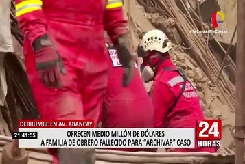 Derrumbe en Av Abancay: Hija del obrero que murió sepultado denuncia chantajes y amenazas de muerte