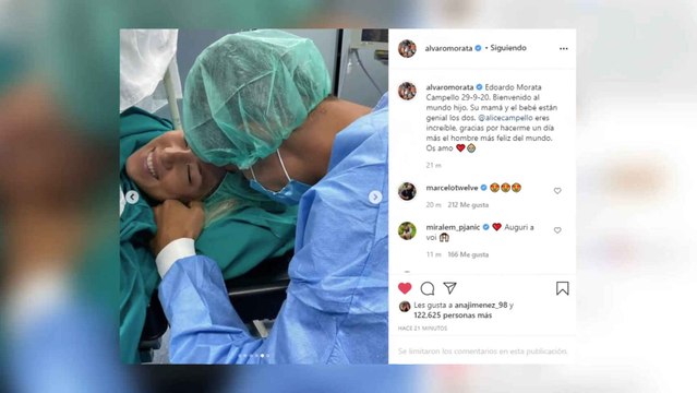 Alice Campello y Álvaro Morata, ¡padres de su tercer hijo!