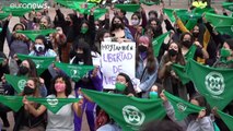 Las mujeres en América Latina se movilizan para exigir la legalización del aborto en sus países