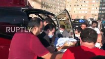 Armenia- Helicopters transport wounded from Nagorno-Karabakh to Yerevan