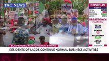 Suspended strike: Residents of Lagos continue normal business activities