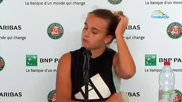 Roland-Garros 2020 - Clara Burel : J'ai repensé à l'année dernière quand je regardais Roland-Garros et que je venais de me faire opérer au poignet