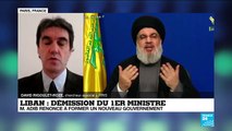 Liban : démission du Premier ministre