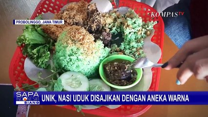 Unik. Nasi Uduk Disajikan dengan Aneka Warna