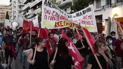 Demonstrasi di Yunani, Bakar Bendera dan Tolak Kedatangan Menlu AS