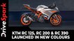 KTM RC 125, RC 200 & RC 390 Launched In New Colours | Price & Other Details