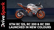 KTM RC 125, RC 200 & RC 390 Launched In New Colours | Price & Other Details