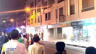 Dubai building catches fire in Oud Metha area